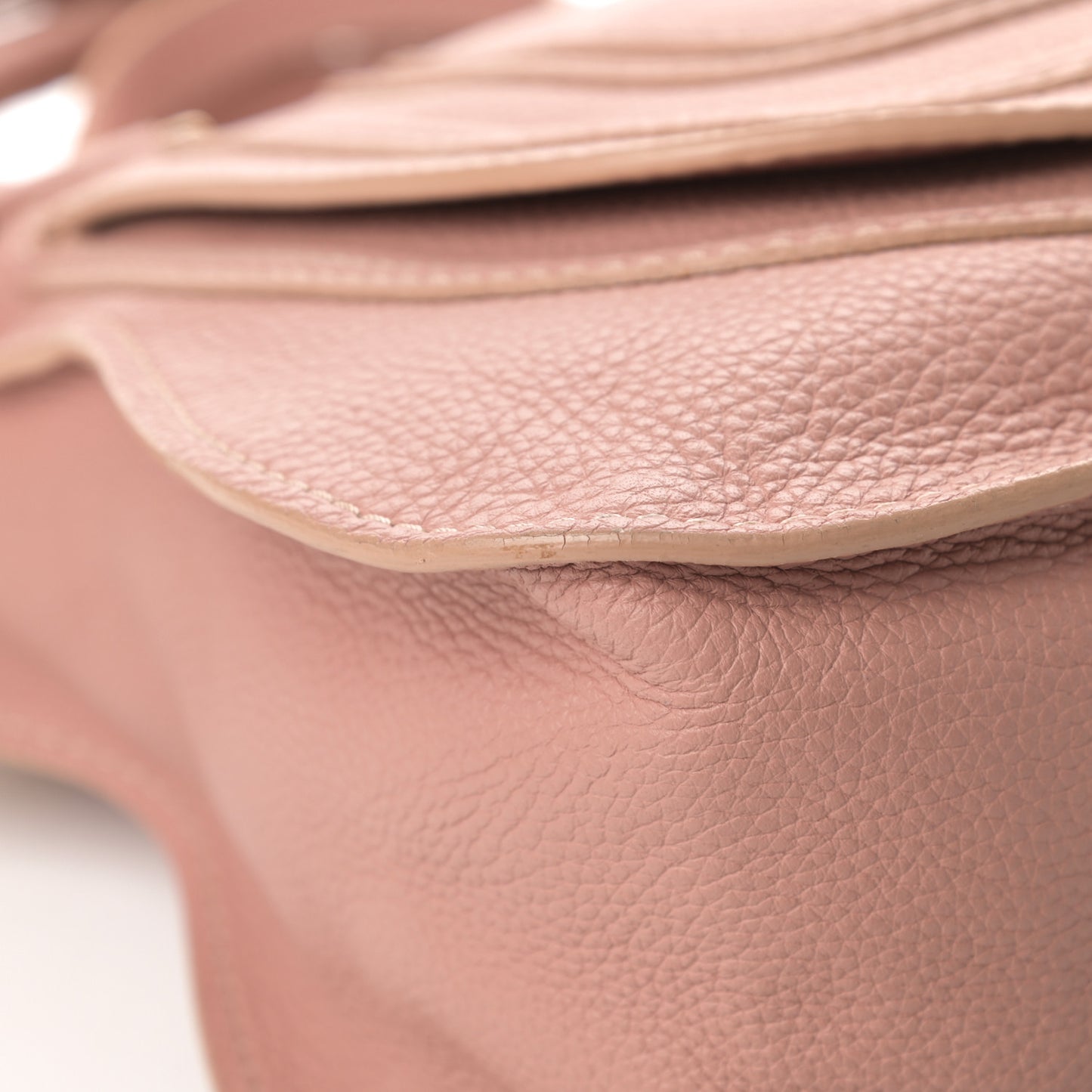 Calfskin Medium Marcie Satchel Anemone Pink