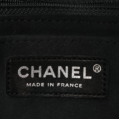 Chanel Lambskin Goat Fur Quilted Tibet Medium Flap Black 6 of 13