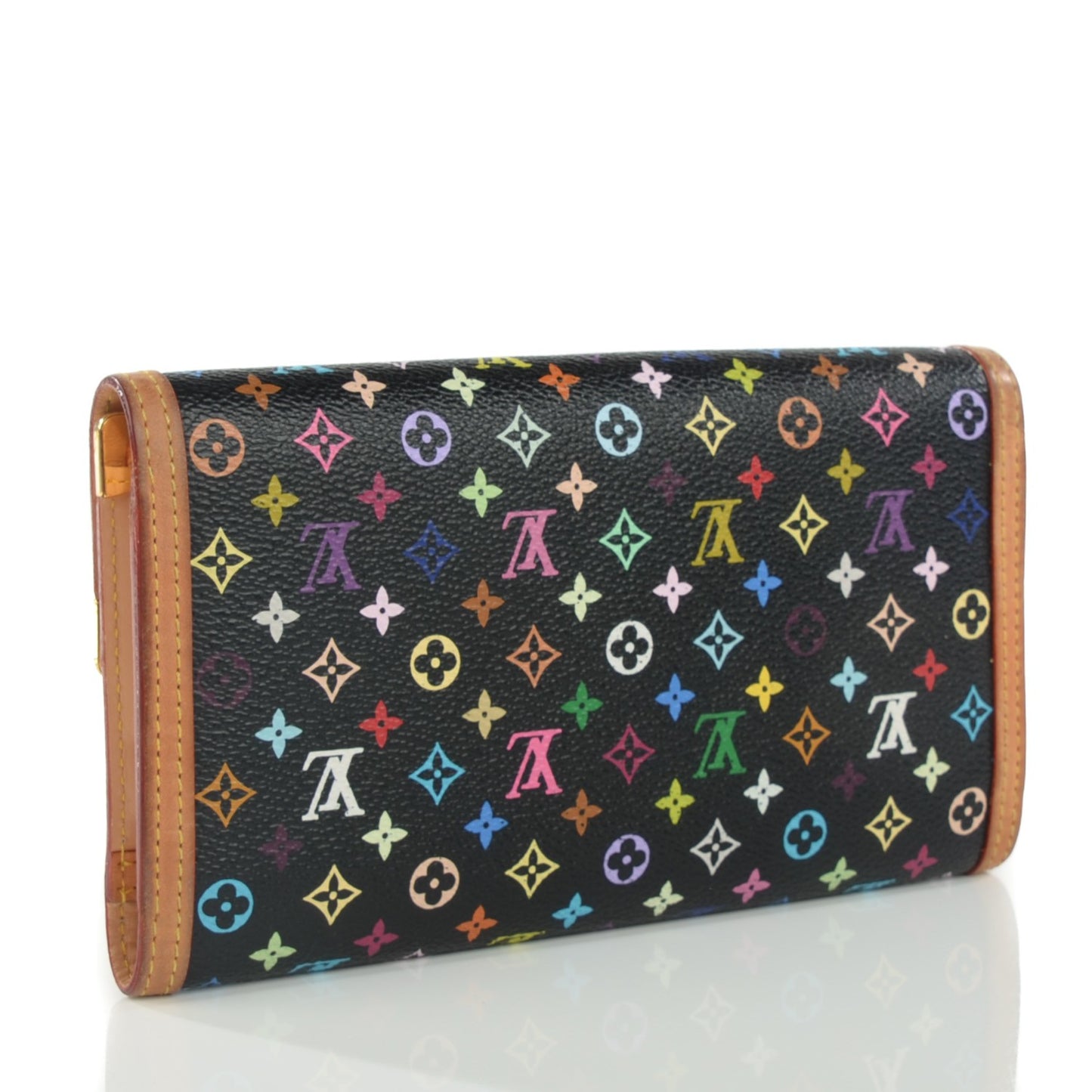 Monogram Multicolor Porte Tresor International Wallet Black