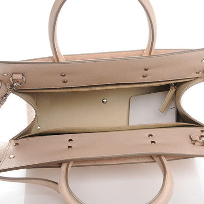 Givenchy Grained Calfskin Small Horizon Satchel Nude Pink 6 of 8