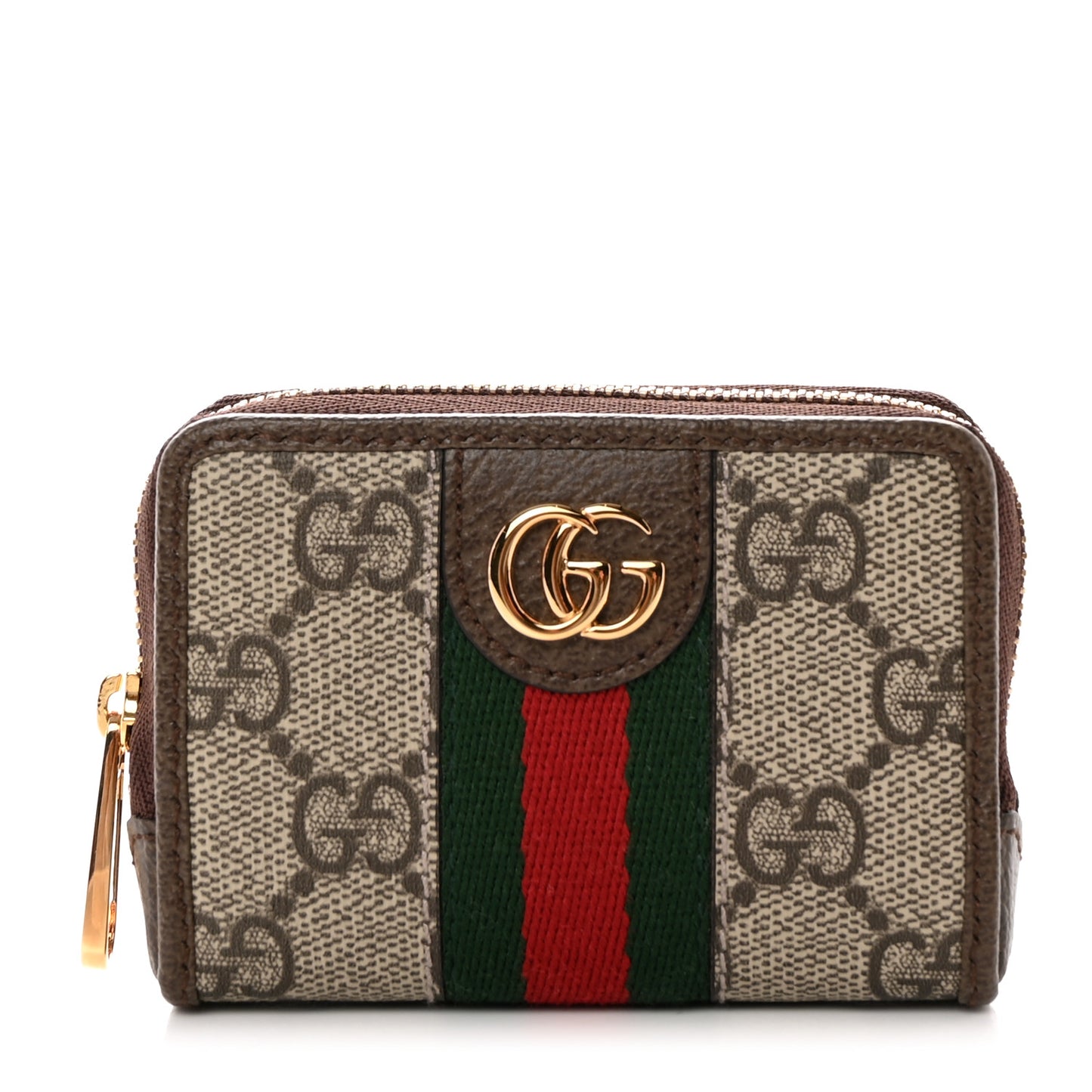 GG Supreme Monogram Web Ophidia Playing Card Case Beige New Acero