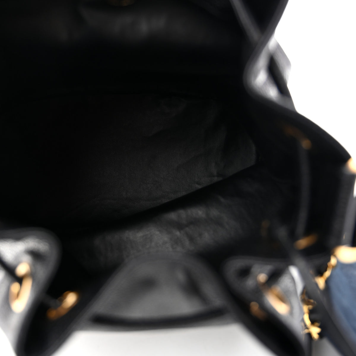 Chanel Caviar CC Drawstring Shoulder Bag Black 6 of 16