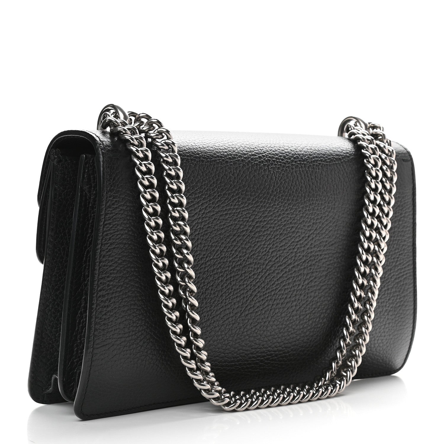 Gucci Pebbled Calfskin Small Dionysus Shoulder Bag Black 3 of 9