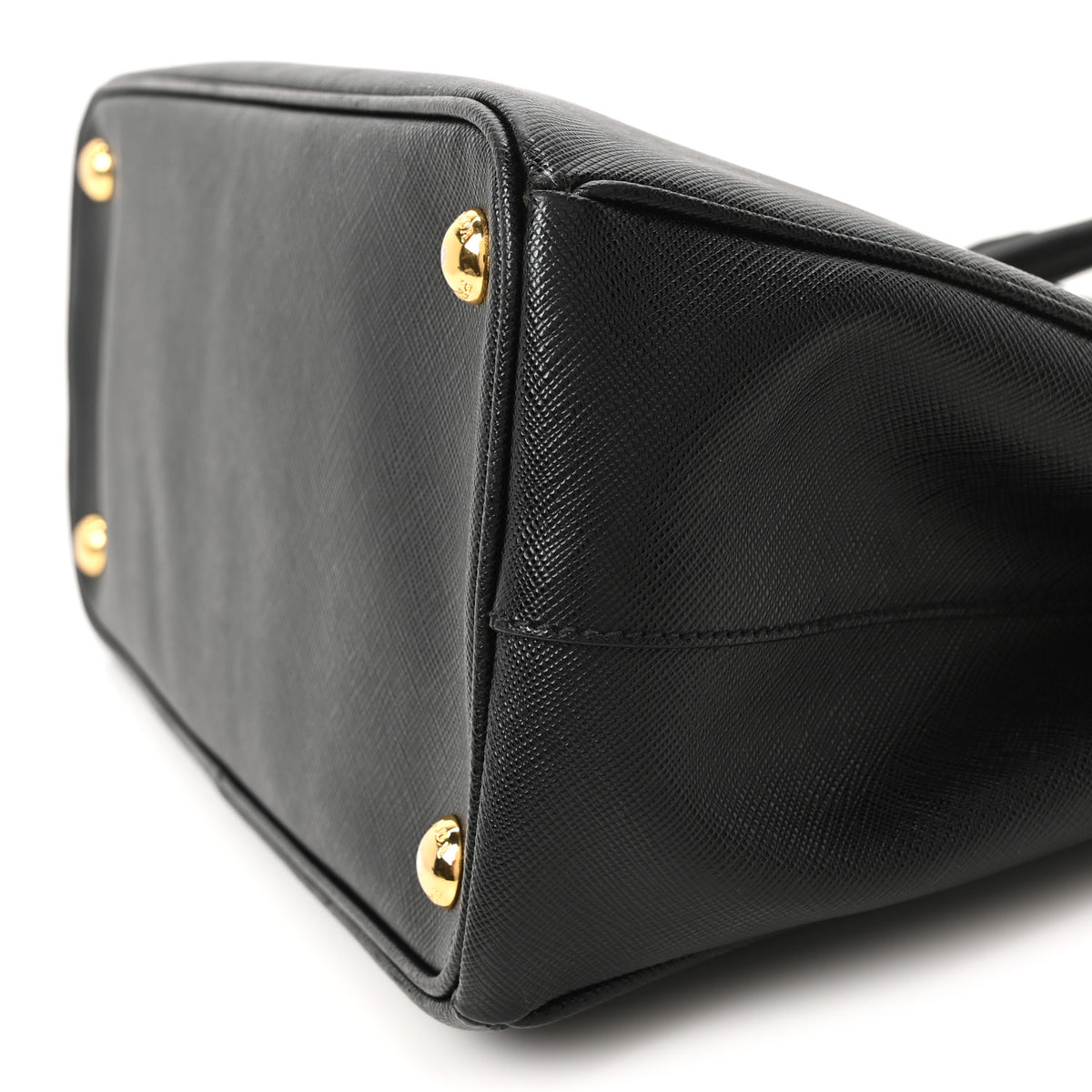 Prada Saffiano Small Galleria Double Zip Tote Black 10 of 10