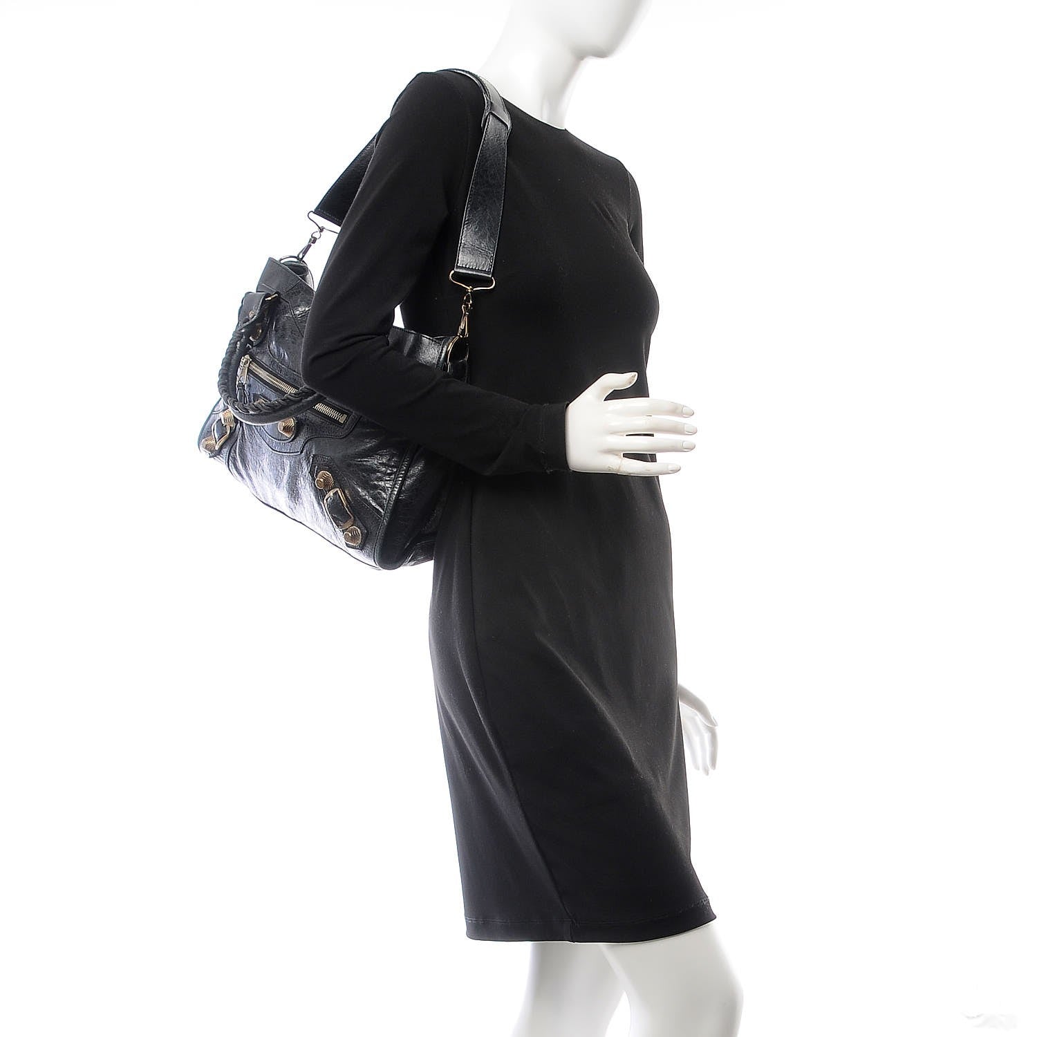 Balenciaga Agneau Giant 21 Silver Hardware City Black 2 of 12