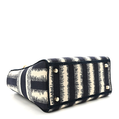 Christian Dior Canvas Medium D-Stripes Lady D-Lite Blue 4 of 9