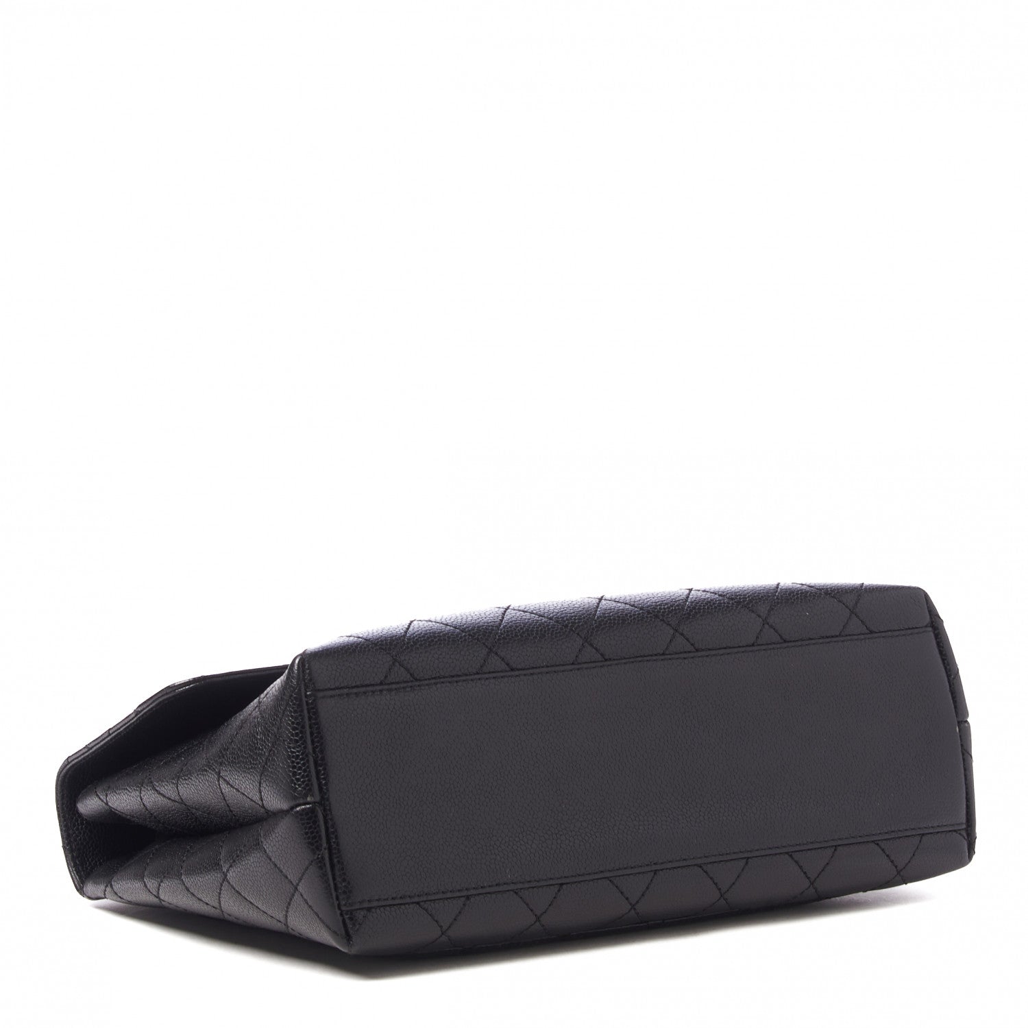 Chanel Caviar Quilted Jumbo Kelly Flap Black 4 of 10