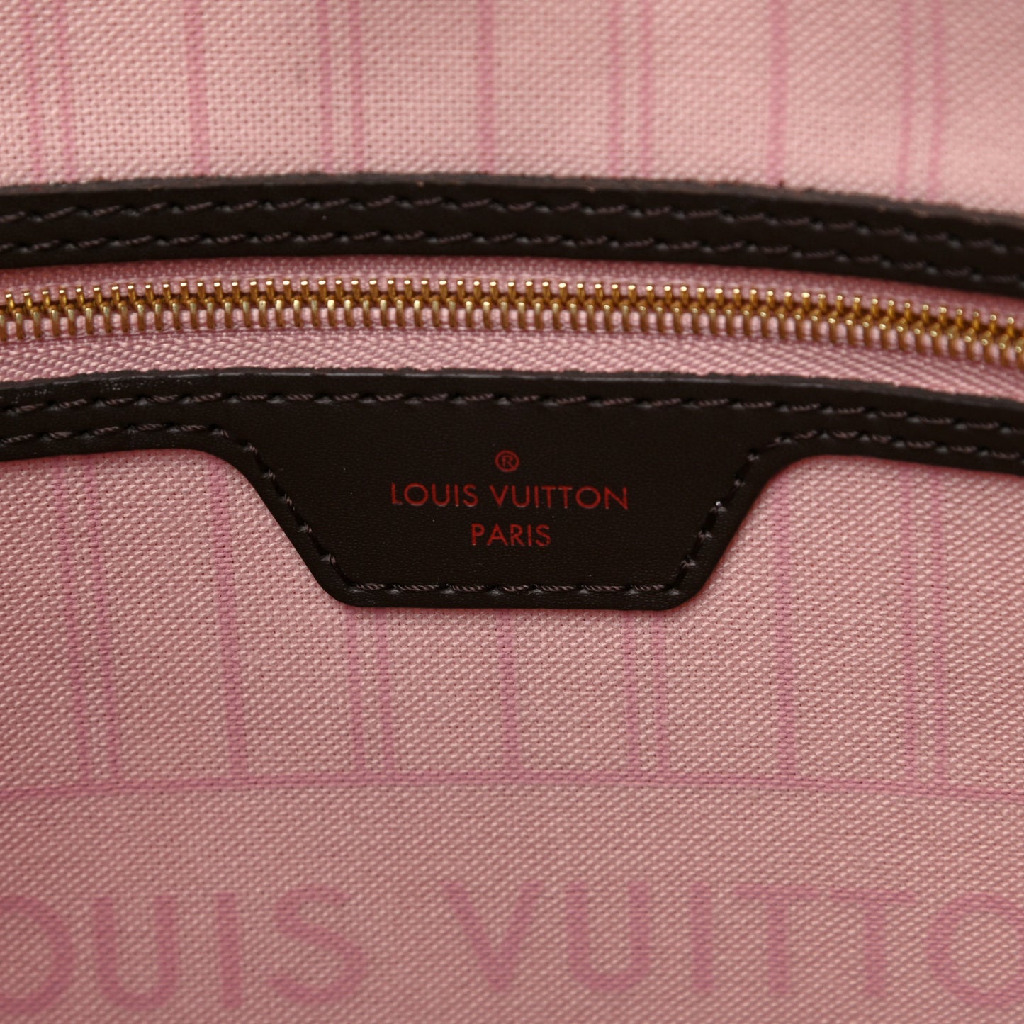 Damier Ebene Neo Neverfull MM Rose Ballerine