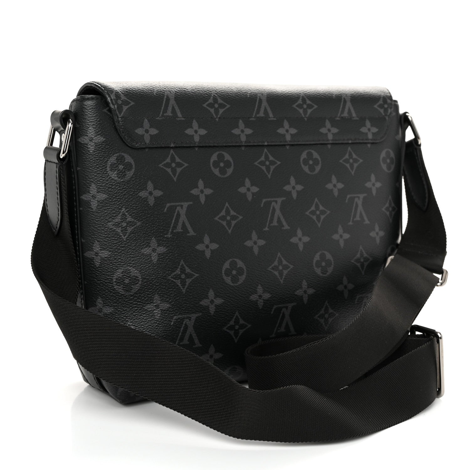 Louis Vuitton Monogram Eclipse District PM NM Black 3 of 9