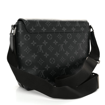 Louis Vuitton Monogram Eclipse District PM NM Black 3 of 9
