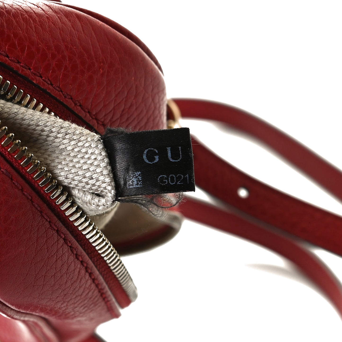 Pebbled Calfskin Small Soho Disco Bag Tabasco Red