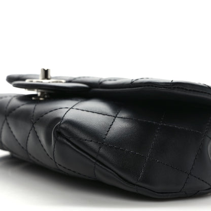 Chanel Calfskin Quilted CC Uniform Flap Belt Bag Black 9 of 9