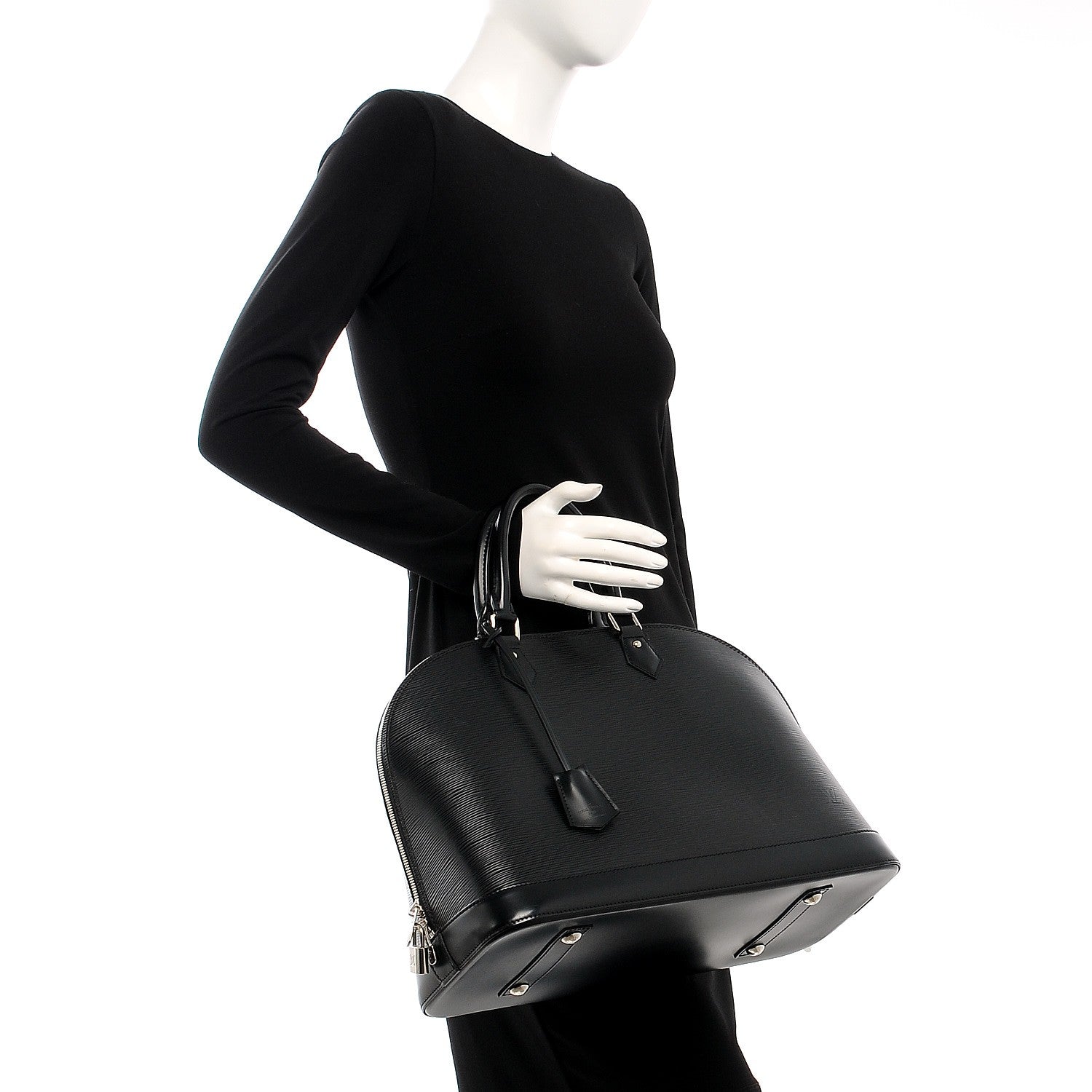 Louis Vuitton Epi Alma PM Black 2 of 13