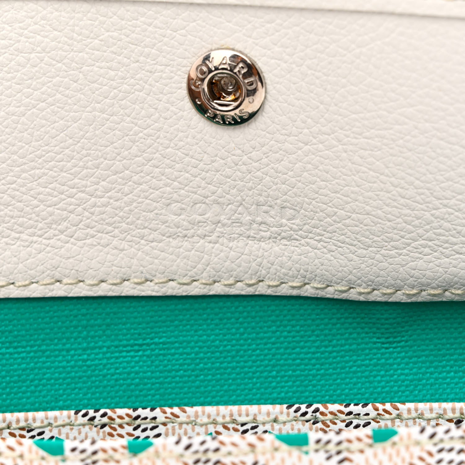 Goyard Goyardine Saint Louis Claire Voie PM White Opaline 8 of 13