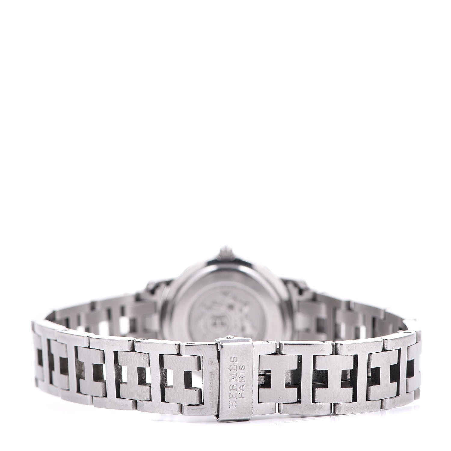 Hermes Stainless Steel 24mm Clipper Quartz Watch White 4 of 7