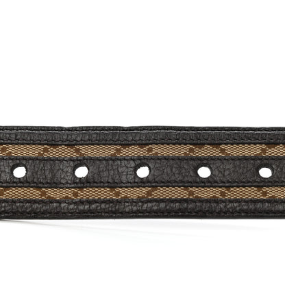 Gucci Monogram Belt 95 38 Dark Brown 5 of 8