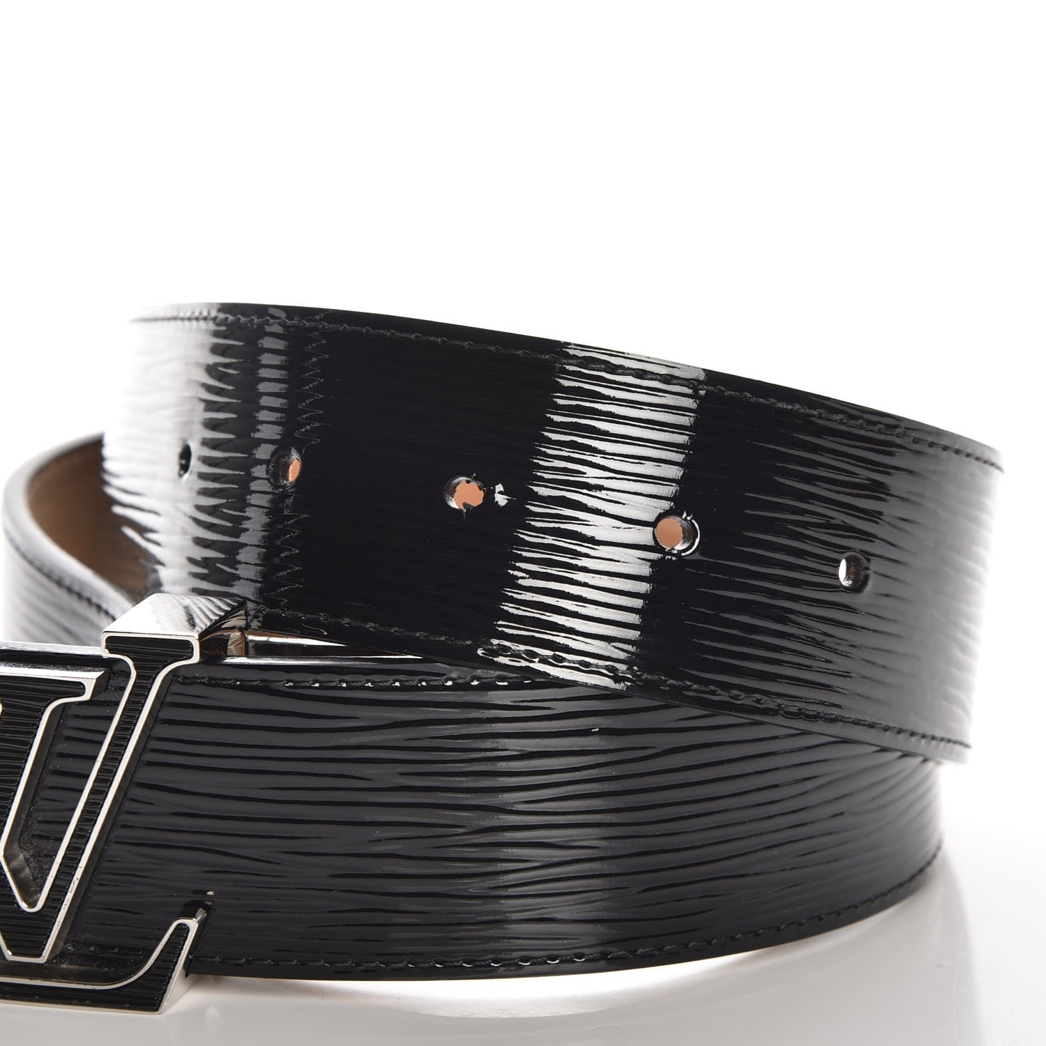 Louis Vuitton Epi Electric 40mm LV Initiales Belt 80 32 Black 6 of 8