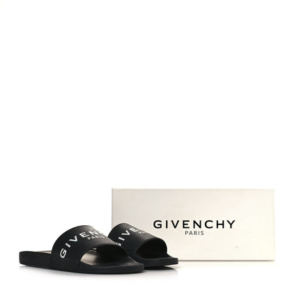 Givenchy Rubber Logo Mens Pool Slide Sandals 44 Black 9 of 9