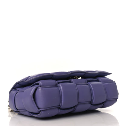 Bottega Veneta Lambskin Maxi Intreccio Padded Chain Cassette Crossbody Bag Lavender 4 of 9