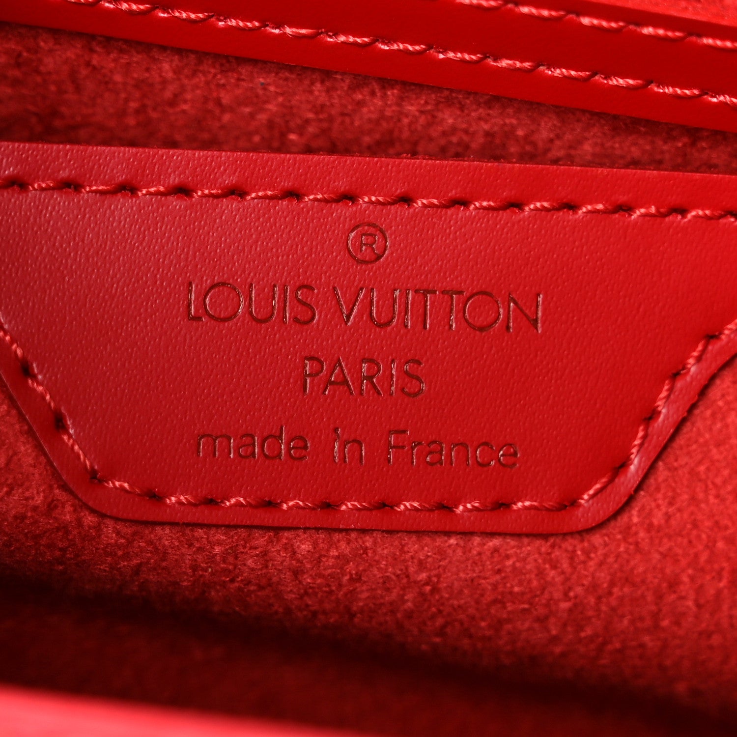 Louis Vuitton Epi Soufflot Castillan Red 7 of 13