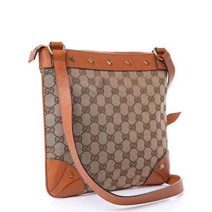 Gucci Monogram Studded Messenger Orange 3 of 16