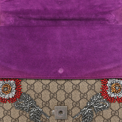 Gucci GG Supreme Monogram Parrot Embroidered Medium Dionysus Shoulder Bag Multicolor 11 of 11