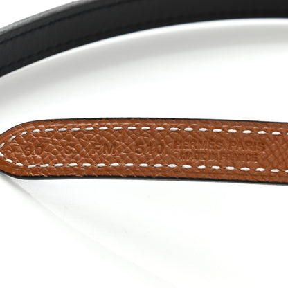 Hermes Epsom Swift 13mm Romance Belt 80 Gold Black 6 of 6