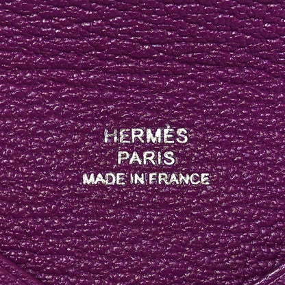 Hermes Chevre Mysore Calvi Card Case Anemone 8 of 8