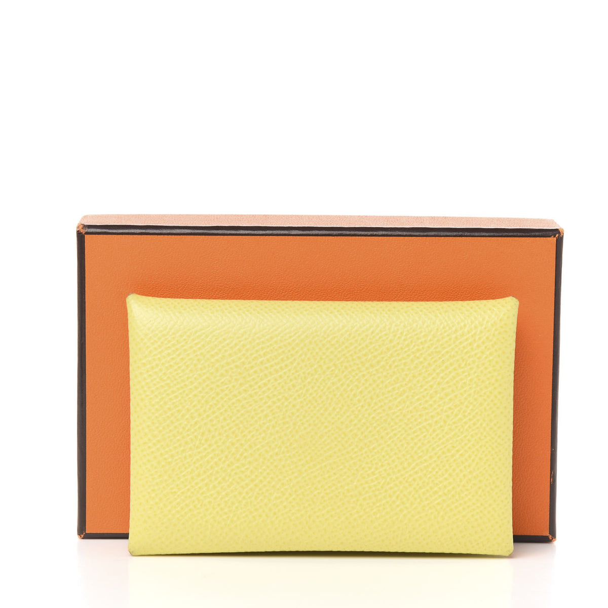 Hermes Epsom Calvi Card Case Soufre 7 of 7