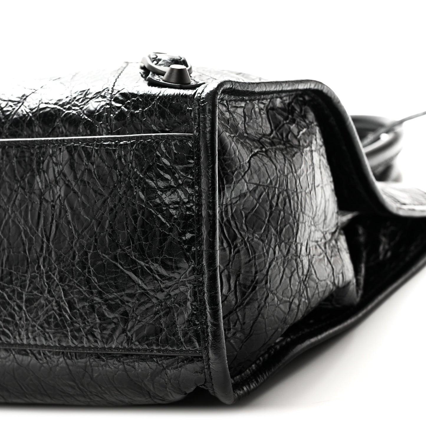 Agneau Arena Classic Hardware Small Le City Tote Black Black