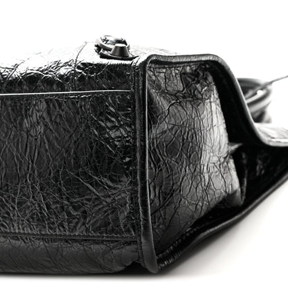 Balenciaga Agneau Arena Classic Hardware Small Le City Tote Black Black 10 of 10