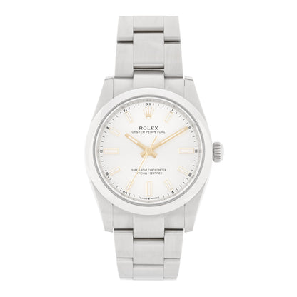 Rolex Stainless Steel 34mm Oyster Perpetual Watch Silver 124200 1 of 5