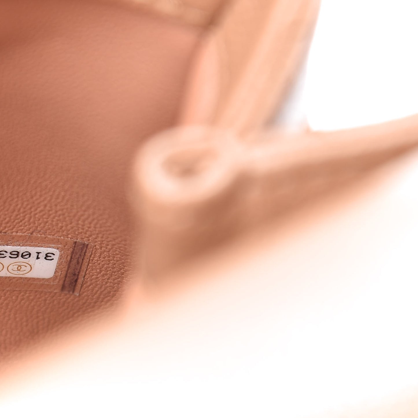 Caviar Quilted Mini Coco Handle Flap Brown