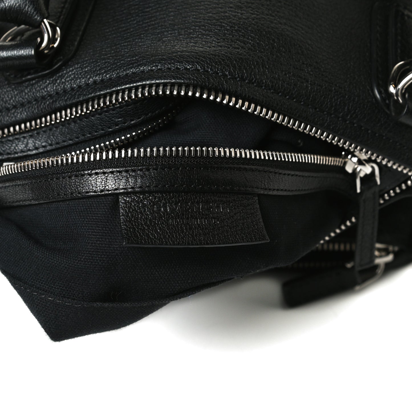 Sugar Goatskin Small Pandora Black