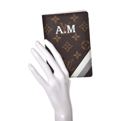 Louis Vuitton Monogram My LV Heritage Passport Cover White Gris 2 of 8
