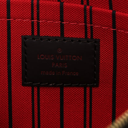 Louis Vuitton Damier Ebene Neverfull MM GM Pochette 8 of 9