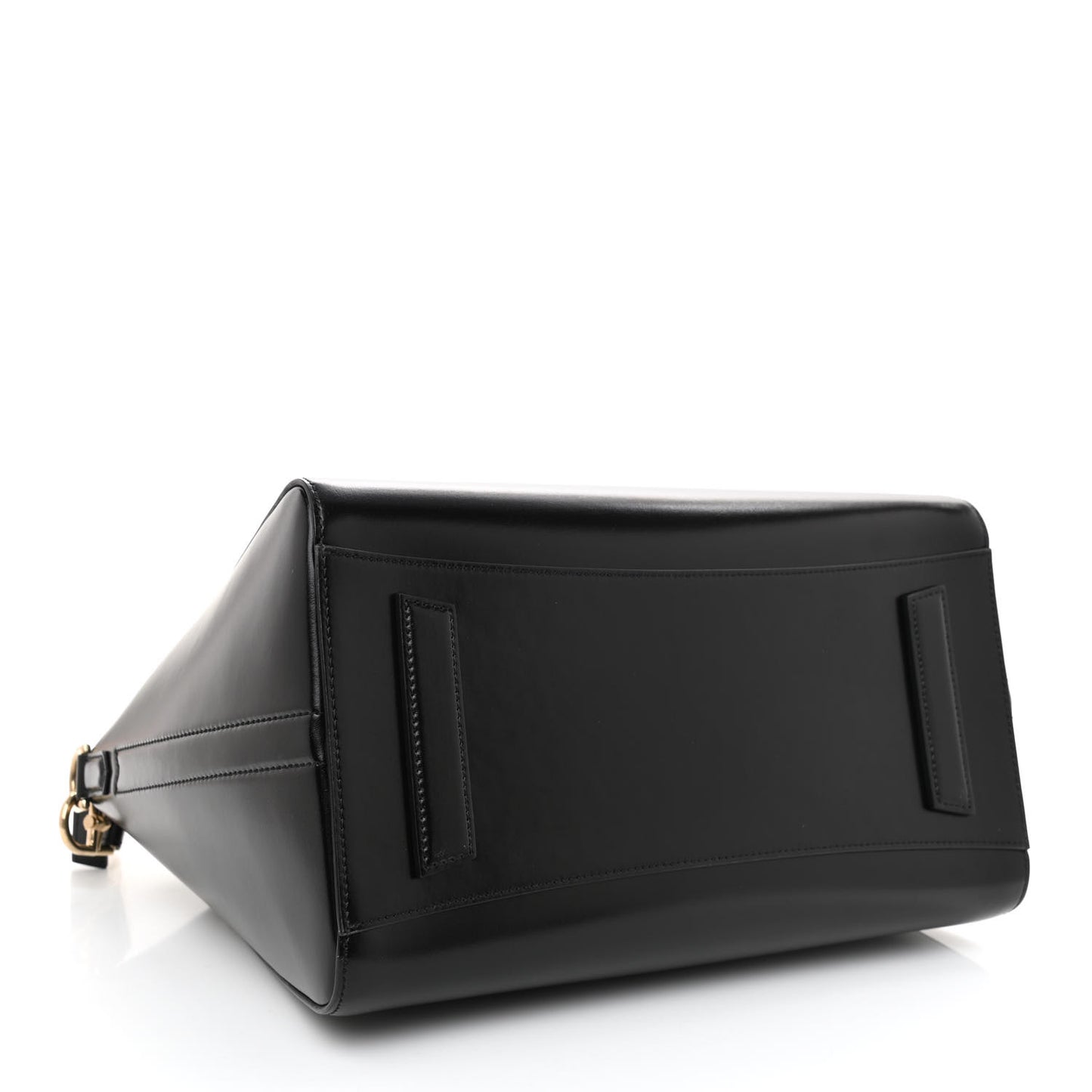 Shiny Lord Calfskin Medium Antigona Black