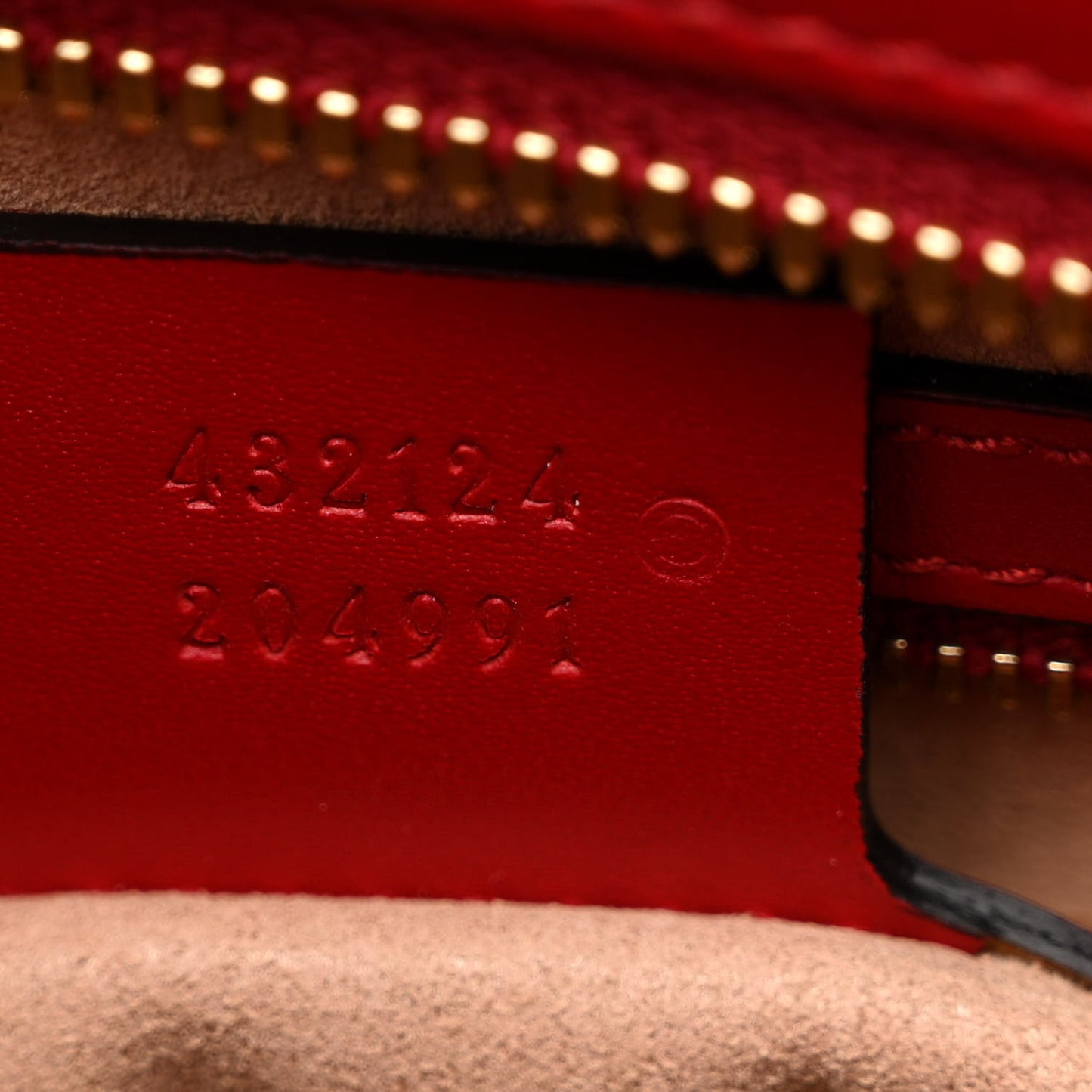 Guccissima Small Zippered Bucket Tote Hibiscus Red