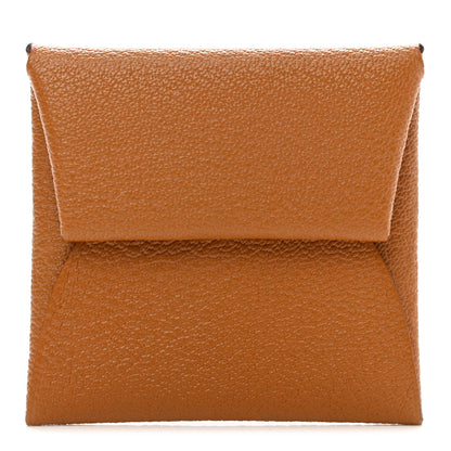 Hermes Chevre Mysore Bastia Verso Coin Purse Caramel Mauve Sylvestre 1 of 7