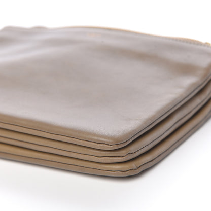 Celine Lambskin Small Trio Crossbody Bag Taupe 6 of 13