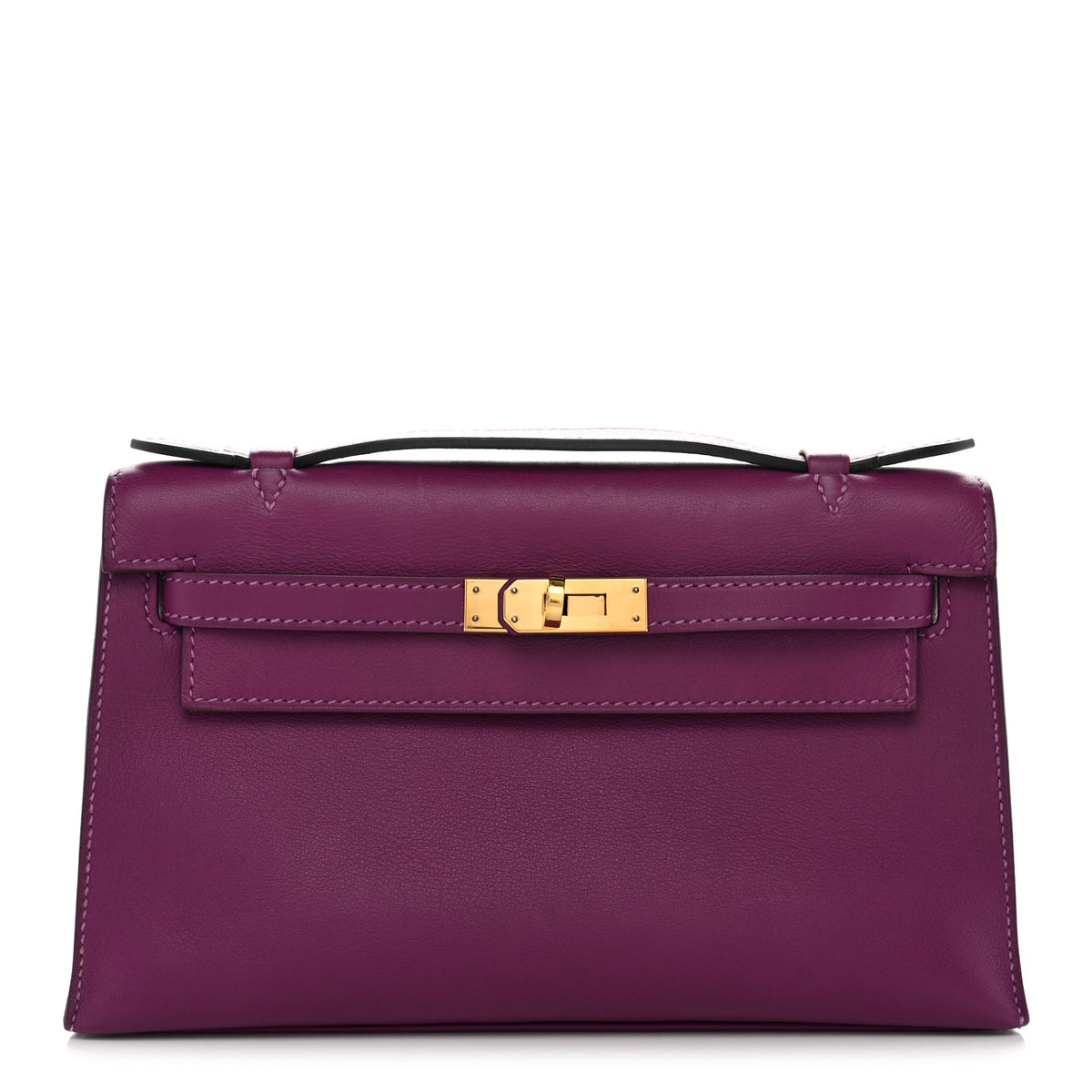 Hermes Swift Kelly Pochette Clutch Anemone 1 of 10