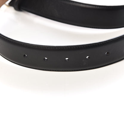 Gucci Calfskin Interlocking G 37mm Belt 85 34 Black 5 of 9