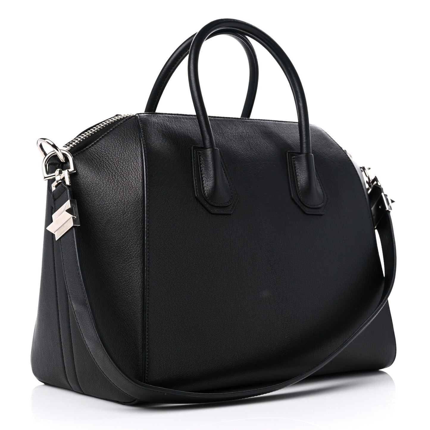 Sugar Goatskin Medium Antigona Black