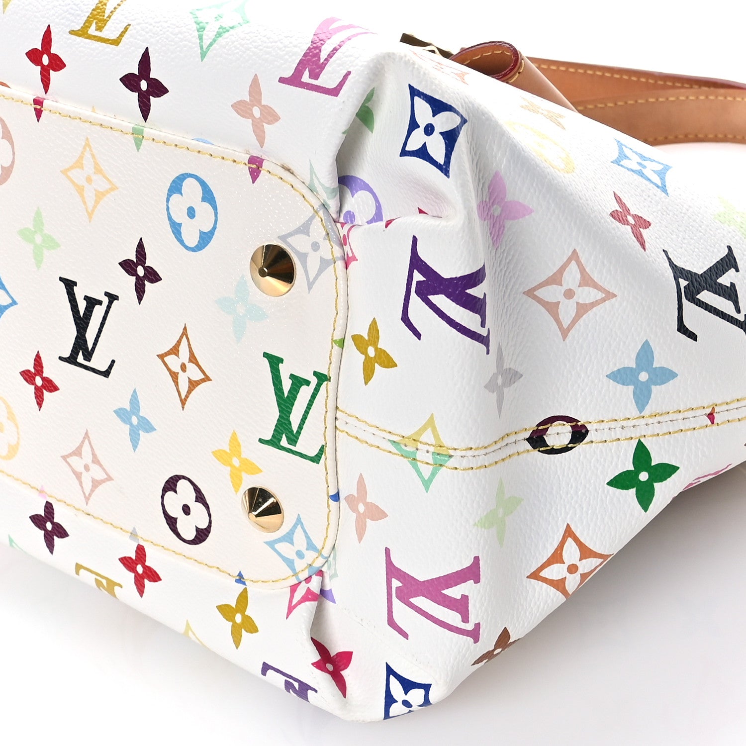 Louis Vuitton Monogram Multicolor Annie MM White 10 of 11