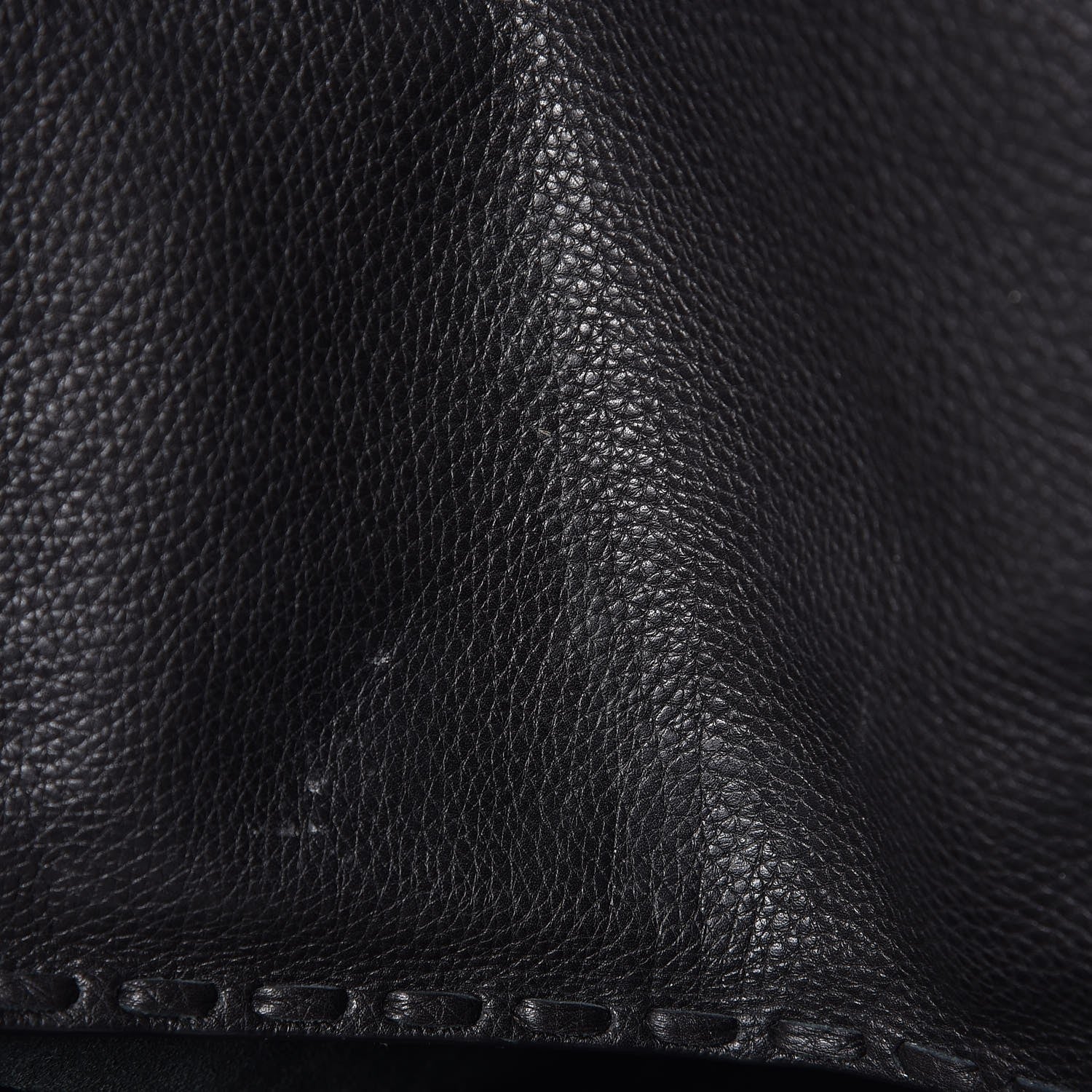Valentino Garavani Grained Calfskin C-Rockee Fringe Tote Black 8 of 12