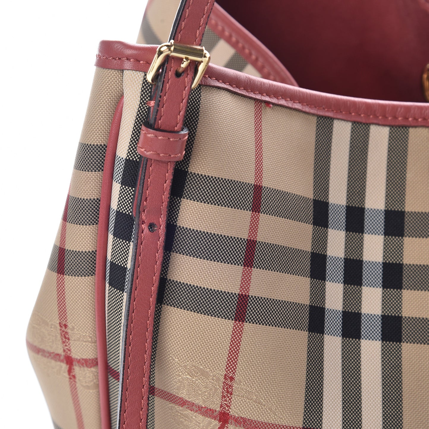 Horseferry Check Small Canterbury Tote Antique Rose