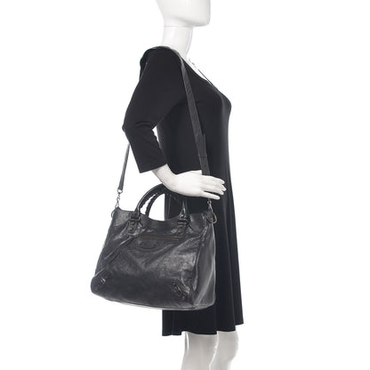 Balenciaga Agneau Classic Hardware Velo Black 2 of 11