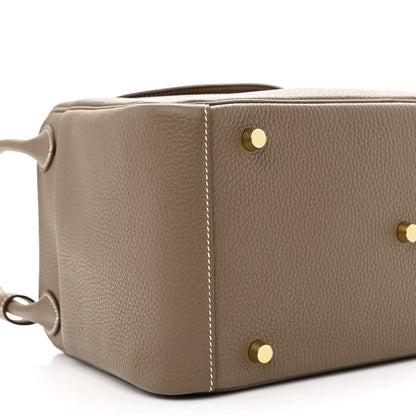 Hermes Taurillon Clemence Lindy 30 Etoupe 9 of 11