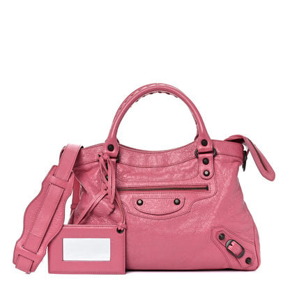 Balenciaga Agneau Classic Hardware Town Rose Hortensia 1 of 13