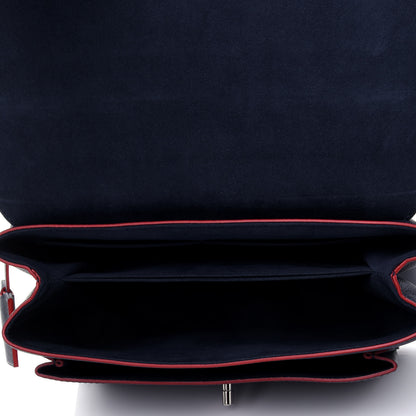 Louis Vuitton Soft Calfskin My Lockme Top Handle Marine Rouge 4 of 4